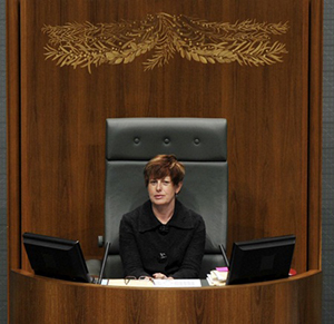 Speaker Burke during QT